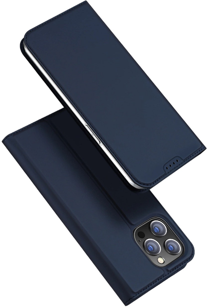 Чохол-книжка Dux Ducis Skin Pro для iPhone 15 Pro Blue (6934913025420) - зображення 7