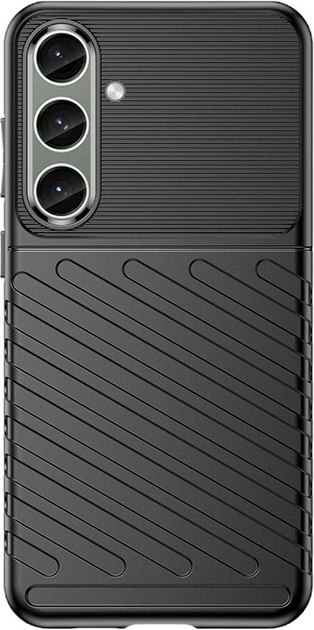 Etui Hurtel Thunder Case na Samsung Galaxy S24 Plus Black (9145576283721) - obraz 1