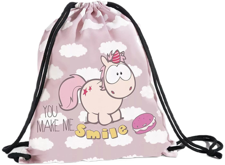 Worek na buty Nici Theodor "You make me smile" 34.5 x 39 cm (4012390423532) - obraz 1