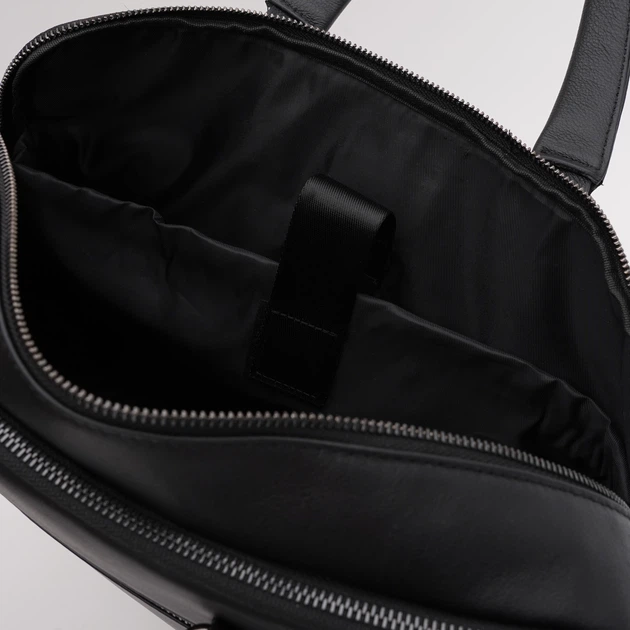 Сумка портфель мужская из натуральной кожи Palmera K107564-3bl Черная (ROZ6501013035) - изображение 6