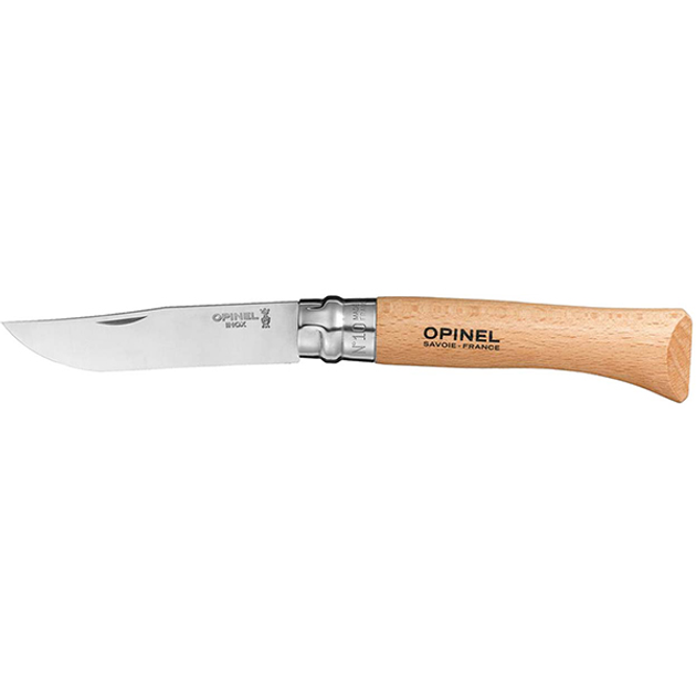 Нож Opinel №10 Inox (204-47-35 / 123100) - изображение 1