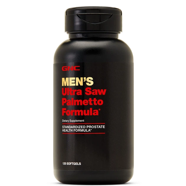 Натуральная добавка Men's Saw Palmetto Formula Ultra, 120 капсул GNC 000288070 - изображение 2