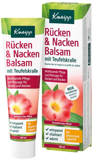 Balsam do ciała Kneipp Back & Neck do masażu Devil's Claw 100 ml (4008233165264) - obraz 1