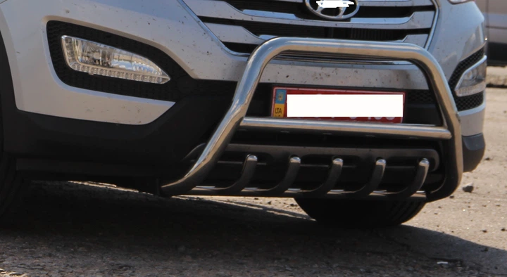 Кенгурятник защита переднего бампера на ГАЗ 3202 94-03 d60х1,6мм GAZ 3202 ST4851 - изображение 3