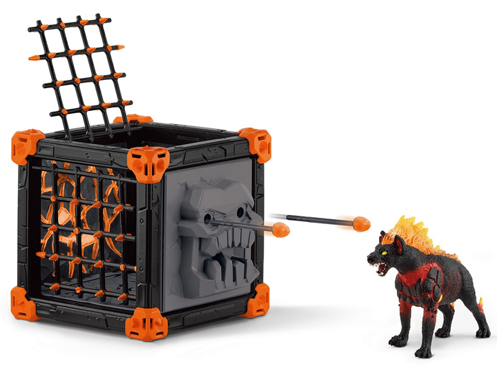 Zestaw do zabawy Schleich Eldrador Creatures BattleCave Lava Hyena 42674 (4059433731957) - obraz 3