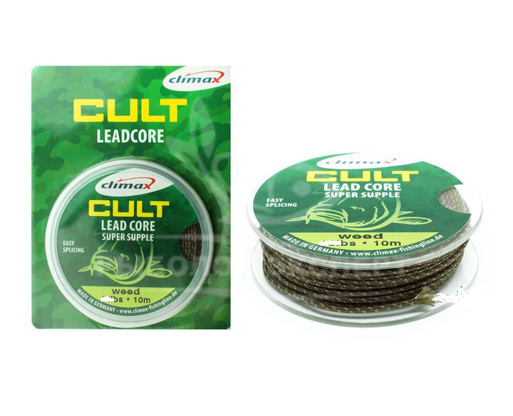 Ледкор Climax CULT Leadcore 10 m, 25 lbs, 12 kg, weed,19007 - Фото 1 Ледкор Climax CULT Leadcore 10 m, 25 lbs, 12 kg, weed,19007 - изображение 1