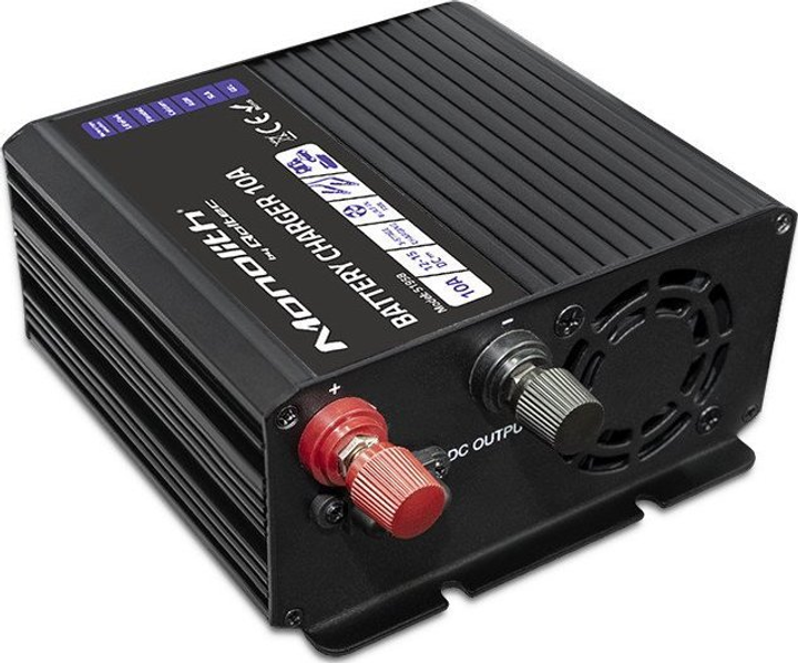 Зарядний пристрій Qoltec Monolith 10 А 12 V LiFePO4 AGM GEL SLA (5901878519586) - зображення 6