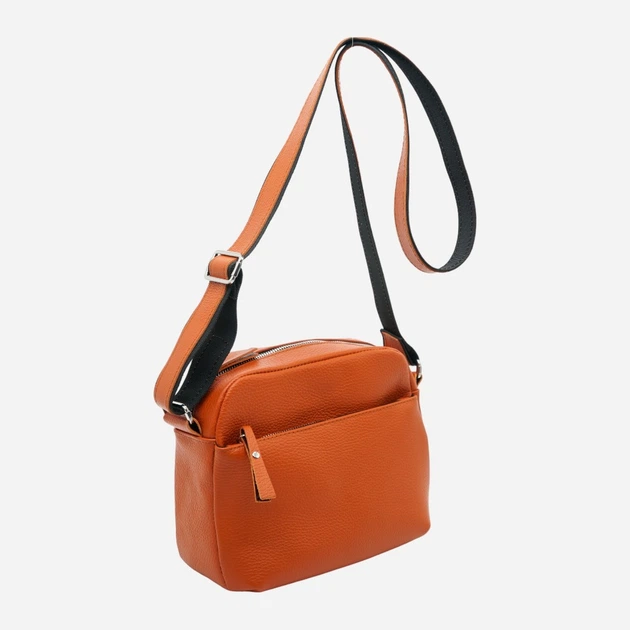 Сумка кросс-боди через плечо женская из натуральной кожи маленькая ARTiS Bags 1728 7301 Оранжевая (6501013871) - Фото 3 Сумка кросс-боди через плечо женская из натуральной кожи маленькая ARTiS Bags 1728 7301 Оранжевая (6501013871) - изображение 3