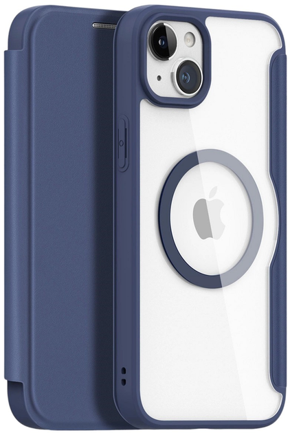 Etui z klapką Dux Ducis Skin X Pro do iPhone 15 Plus z MagSafe Blue (6934913025215) - obraz 1