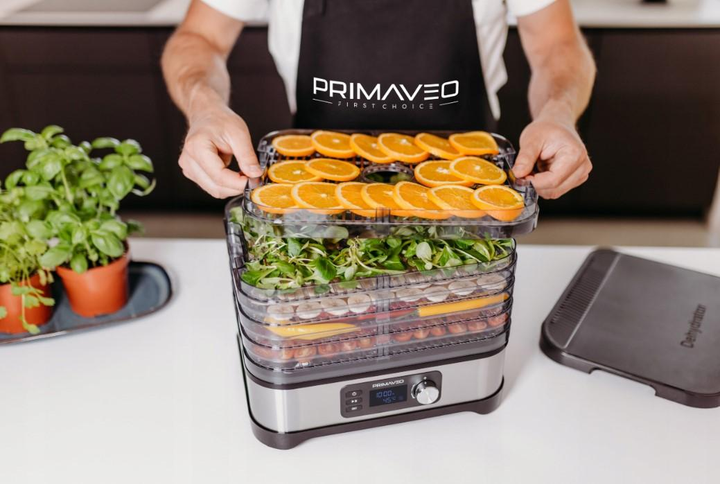 Сушилка пищевой дегидратор Primaveo SU64394 450 Вт 12 л 5 уровней - изображение 7
