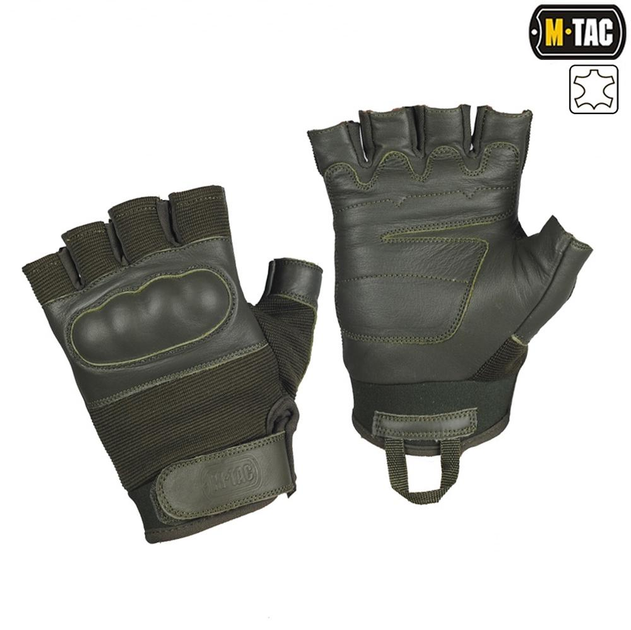 Перчатки беспалые M-Tac Assault Tactical Mk.4 S Olive - изображение 1