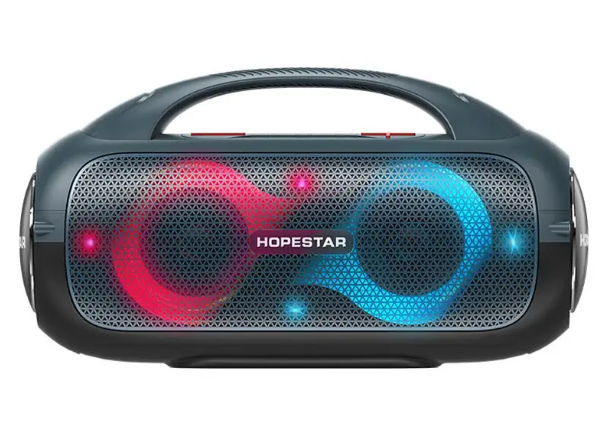 Блютуз колонка с подсветкой и удобной ручкой Hopestar А50 - зображення 2