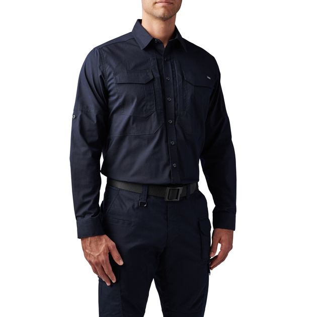 Сорочка тактична 5.11 Tactical ABR Pro Long Sleeve Shirt Dark Navy 2XL (72543ABR-724) - изображение 2