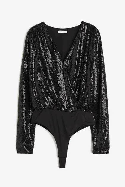 Боді H&M 1199877П S чорний - Фото 4 Боді H&M 1199877П S чорний - зображення 4