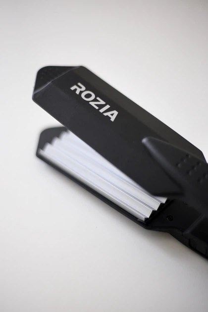 Плойка гофре Rozia HR 746 професійна з керамічним покриттям, Чорна (00000010052) - зображення 3