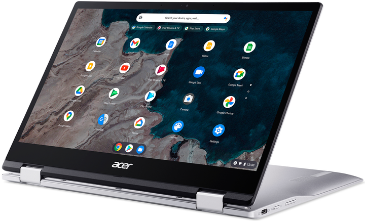 Сенсорный ноутбук 13.3" Acer Chromebook Spin 513 (‎NX.AUDET.002) Qualcomm Snapdragon 7c RAM 4GB eMMC 64GB 14час батарея Chrome OS (UKR) - изображение 6