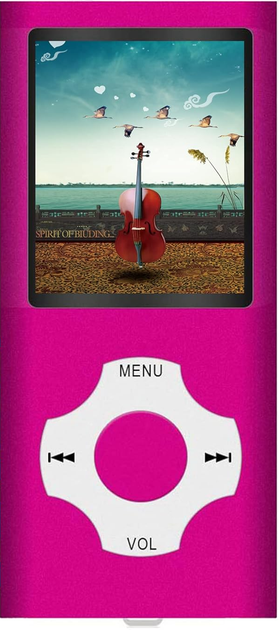 MP3-плеєр Hotechs Slim 32GB Рожевий Б/В - Фото 1 MP3-плеєр Hotechs Slim 32GB Рожевий Б/В - зображення 1