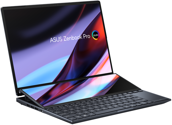 Сенсорный ноутбук 14.5" ASUS Zenbook Pro 14 Duo OLED UX8402ZE Gaming Intel Core i9-12900H RAM 32GB SSD 2TB GeForce RTX 3050 Ti Win11 Алюминиевый корпус (UKR) Б/В - изображение 4