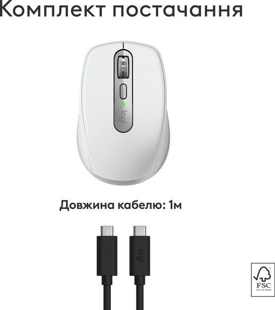 Мышь Logitech MX Anywhere 3S for Mac Space Grey (910-006947) - Фото 4 Мышь Logitech MX Anywhere 3S for Mac Space Grey (910-006947) - изображение 4
