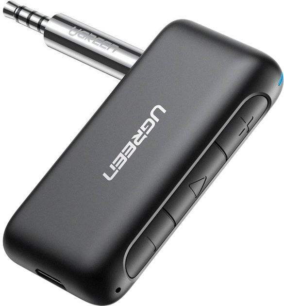 Odbiornik Ugreen Bluetooth 5.0 audio AUX Black (6957303873036) - obraz 2