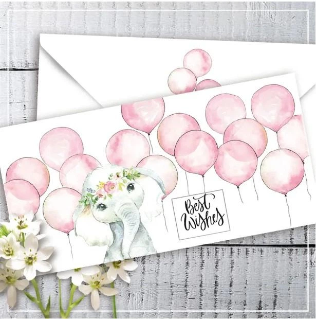 Конверт для денег "Best Wishes" - Фото 1 Конверт для денег "Best Wishes" - изображение 1