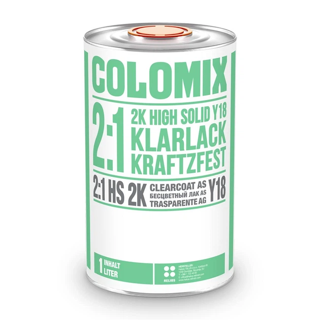 Лак бесцветный 2К Colomix 2:1 Y18 1л (40027202) - Фото 1 Лак бесцветный 2К Colomix 2:1 Y18 1л (40027202) - изображение 1