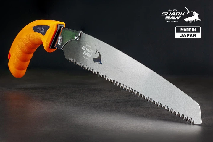 Пила ручная японская садовая Takagi Shark Saw с поясным чехлом 9 TPI 240 мм (107100) - изображение 3