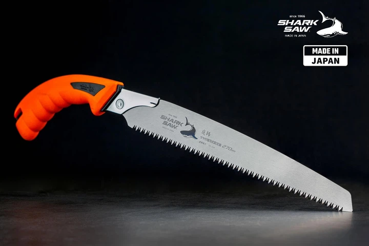 Пила ручная японская садовая Takagi Shark Saw с поясным чехлом 9 TPI 240 мм (107100) - изображение 4