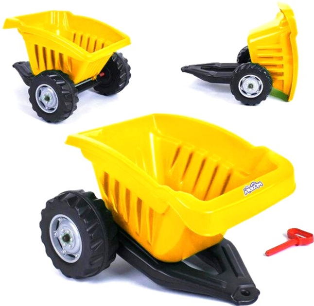 Причіп-самоскид Woopie Active Trailer Жовтий (0716053831125) - зображення 3