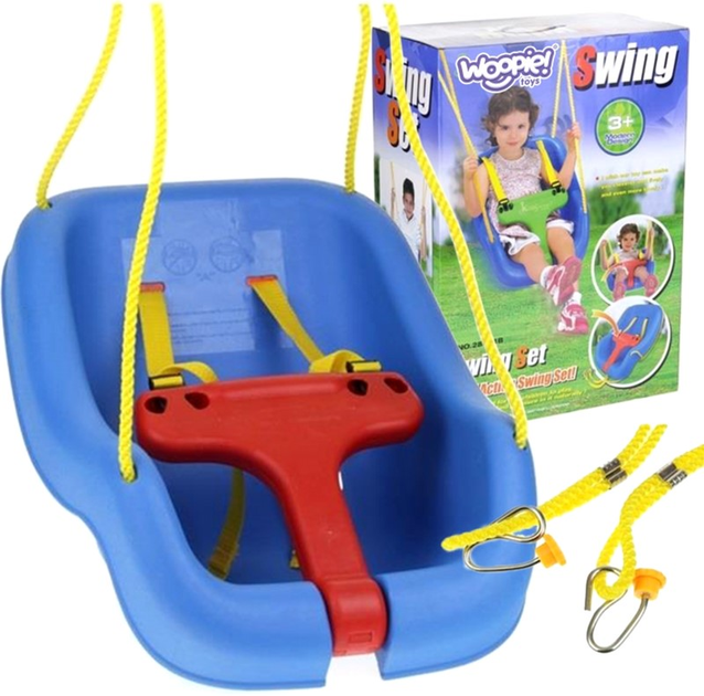 Huśtawka Woopie 2 w 1 Swing z pasami (5904326946804) - obraz 2