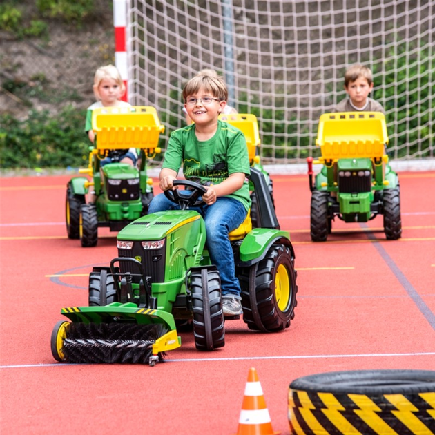 Traktor na pedały Rolly Toys John Deere X-Trac Premium Zielono-żółty (4006485651047) - obraz 5
