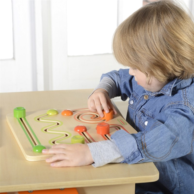 Бізіборд Masterkidz Montessori Лабіринт (6955920003164) - зображення 6