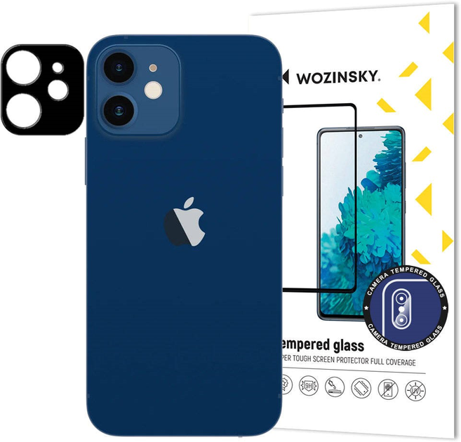 Szkło hartowane Wozinsky Tempered Glass 9H do kamery iPhone 13/14 (9111201915251) - obraz 1