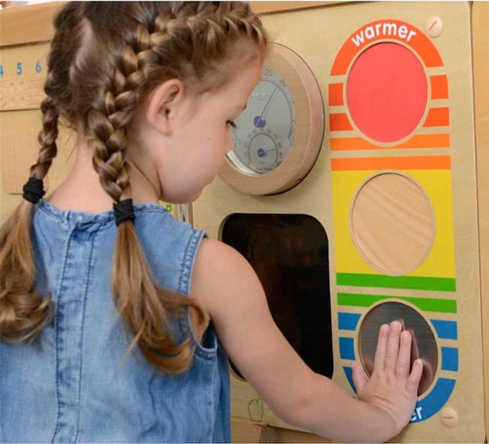 Бізіборд Masterkidz Flex Montessori Вивчення температури (6955920008565) - зображення 5