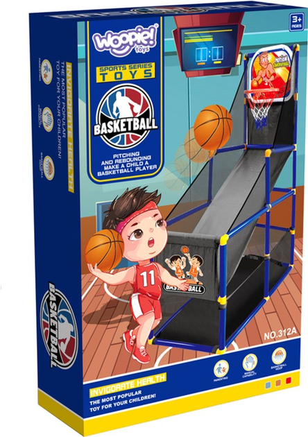 Баскетбольна стійка Woopie Basketball (5906280651060) - зображення 1