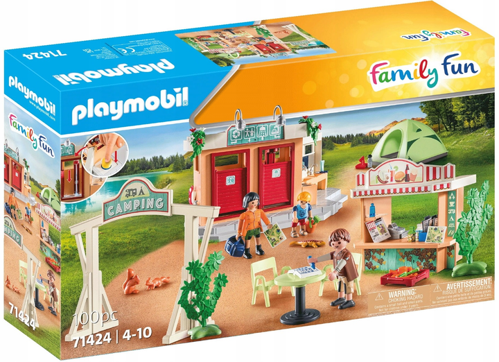 Zestaw zabawek Playmobil Family Fun Kemping (4008789714244) - obraz 1