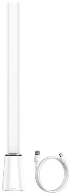 Biurkowa lampka z akumulatorem Baseus 3.8W 300lm 3000-6000K USB 5V White (DGZG-02) - obraz 3