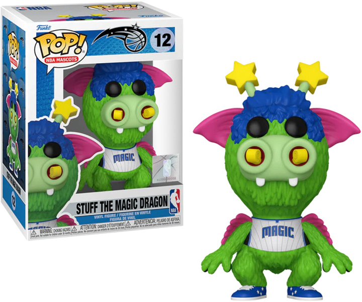 Figurka do gier Funko Pop NBA Mascots Stuff the Magic Dragon 9.5 cm (0889698796309) - obraz 1