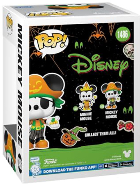 Ігрова фігурка Funko Pop Disney Halloween pirate Mickey Mouse 9.8 см (0889698799041) - зображення 3