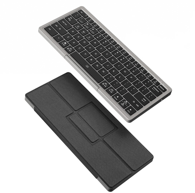 Клавіатура бездротова Dux Ducis OK Series with Touchpad Bluetooth Black (6934913028872) - зображення 1