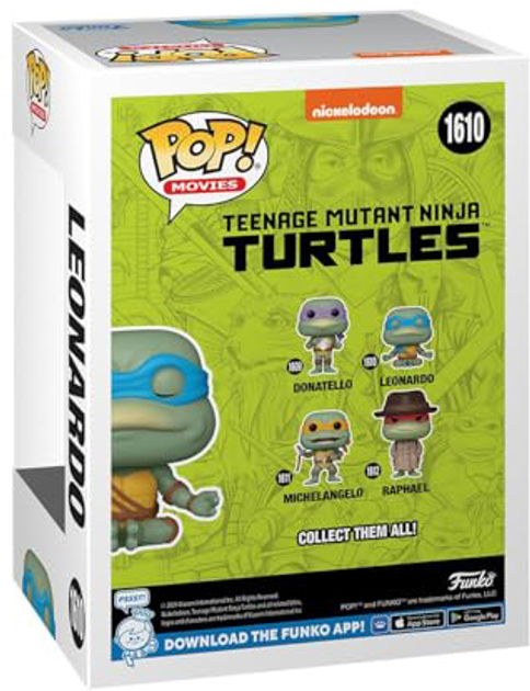 Figurka do gier Funko Pop Movies Wojownicze Żółwie Ninja - Leonardo Medytujący 7.2 cm (0889698760461) - obraz 3