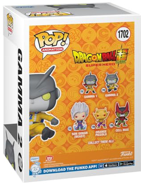 Ігрова фігурка Funko Pop Animation DragonBall Super Super Hero - Gamma 2 11.2 см (0889698756358) - зображення 3