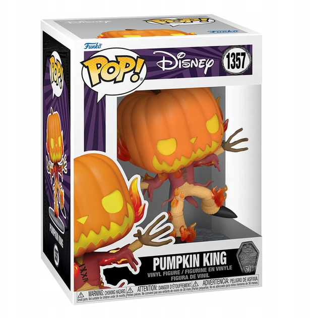 Ігрова фігурка Funko Pop Disney the Nightmare Before Christmas Pumpkin King 9.5 см (0889698723145) - зображення 1