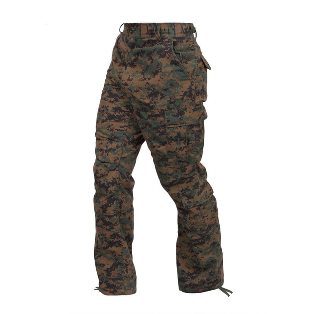 Rothco штани тактичні десантні цифровий камуфляж Vintage Paratrooper Pants Woodland Digital Camo S - зображення 1