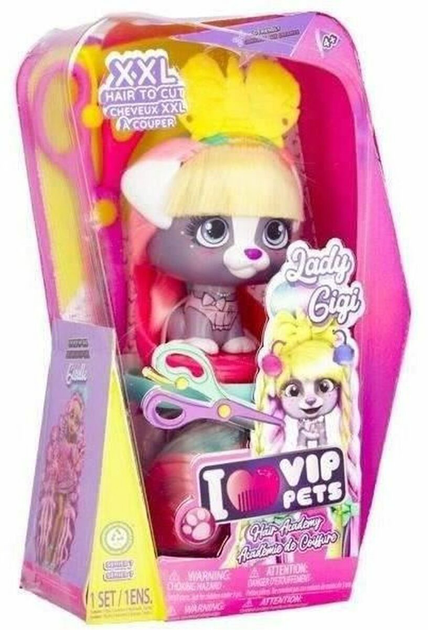 Lalka piesek IMC Toys Vip Pets Hair Academy Gigi (8421134715288) - obraz 2