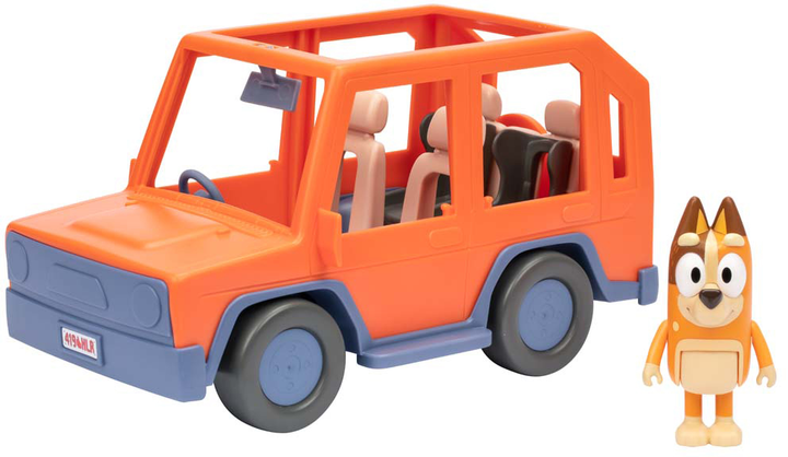 Набір Moose Bluey Heeler Family Road Trip 4WD з фігуркою Чилі (0630996176610) - зображення 3