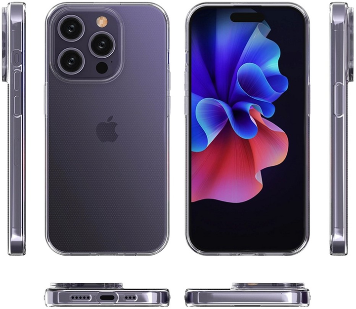 Etui Hurtel Ultra Clear do iPhone 15 Pro Transparent (9145576278970) - obraz 8