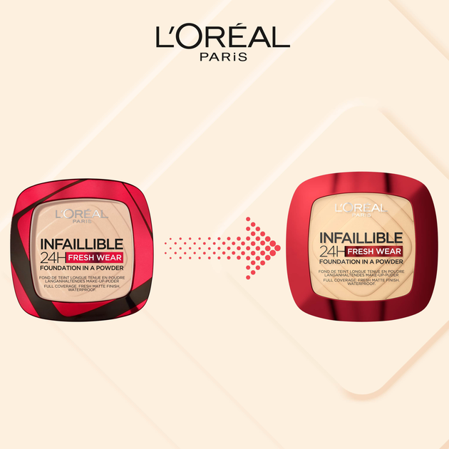 Компактна крем-пудра для обличчя L'Oreal Paris Infaillible 40 9 г (3600523951390) - зображення 2