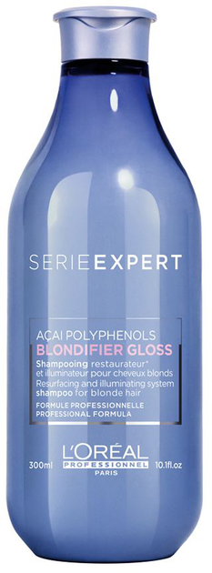 Шампунь для сяйва волосся L'Oreal Professionnel Paris Serie Expert Blondifier Gloss Shampoo відновлюючий 300 мл (3474636628834) - зображення 1