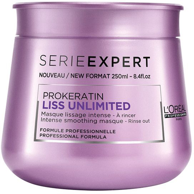 Маска L'Oréal Professionnel Paris SerieExpert Liss Unlimited для випрямлення волосся 250 мл (3474636482474) - зображення 1